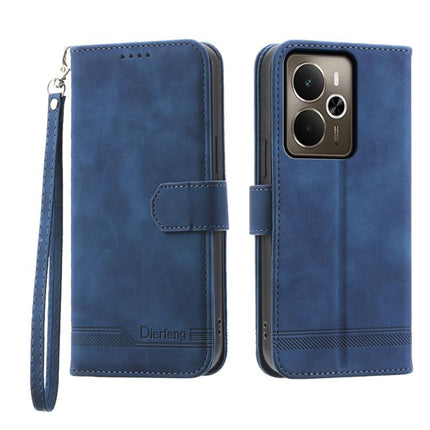 Dierfeng Dream Line TPU Hybrid PU Leather Phone Case, For Realme 15T 5G, For Realme 15 5G / Realme 15 Pro 5G, For Realme 14 / Realme P3 5G, For Realme 14 Pro+