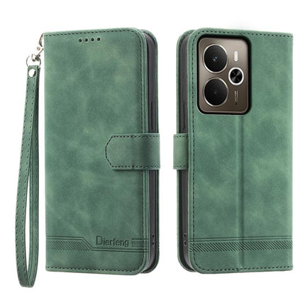 Dierfeng Dream Line TPU Hybrid PU Leather Phone Case, For Realme 15T 5G, For Realme 15 5G / Realme 15 Pro 5G, For Realme 14 / Realme P3 5G, For Realme 14 Pro+