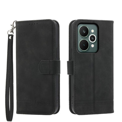 Dierfeng Dream Line TPU Hybrid PU Leather Phone Case, For Realme 15T 5G, For Realme 15 5G / Realme 15 Pro 5G, For Realme 14 / Realme P3 5G, For Realme 14 Pro+