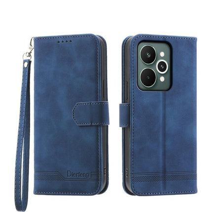 Dierfeng Dream Line TPU Hybrid PU Leather Phone Case, For Realme 15T 5G, For Realme 15 5G / Realme 15 Pro 5G, For Realme 14 / Realme P3 5G, For Realme 14 Pro+