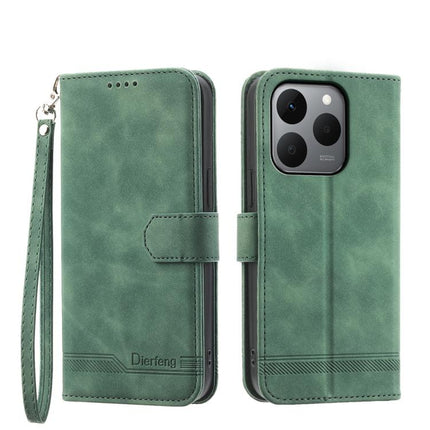 Dierfeng Dream Line TPU Hybrid PU Leather Phone Case, For Realme 15T 5G, For Realme 15 5G / Realme 15 Pro 5G, For Realme 14 / Realme P3 5G, For Realme 14 Pro+