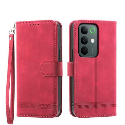 Dierfeng Dream Line TPU Hybrid PU Leather Phone Case, For Realme C100 4G, For Realme 16 5G, For Realme C85 5G / Realme 15x 5G, For Realme C85 Pro 4G