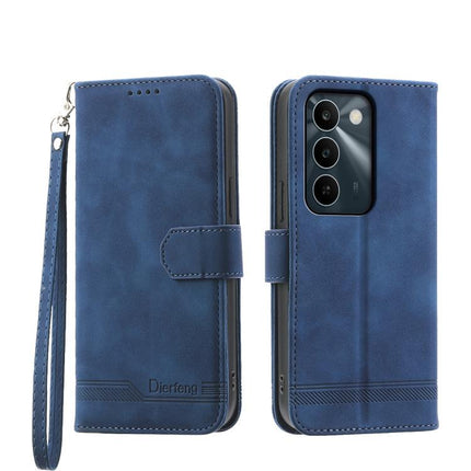 Dierfeng Dream Line TPU Hybrid PU Leather Phone Case, For Realme C100 4G, For Realme 16 5G, For Realme C85 5G / Realme 15x 5G, For Realme C85 Pro 4G