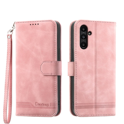 Dierfeng Dream Line TPU + PU Leather Phone Case, For Samsung Galaxy A15, For Samsung Galaxy A05, For Samsung Galaxy A05s, For Samsung Galaxy A25 5G Global
