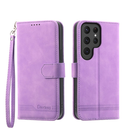 Dierfeng Dream Line TPU + PU Leather Phone Case, For Samsung Galaxy A35, For Samsung Galaxy S24 Ultra 5G, For Samsung Galaxy S24+ 5G, For Samsung Galaxy S24 5G