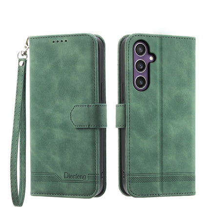 Dierfeng Dream Line TPU + PU Leather Phone Case, For Samsung Galaxy A35, For Samsung Galaxy S24 Ultra 5G, For Samsung Galaxy S24+ 5G, For Samsung Galaxy S24 5G