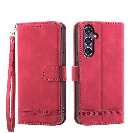 Dierfeng Dream Line TPU + PU Leather Phone Case, For Samsung Galaxy A35, For Samsung Galaxy S24 Ultra 5G, For Samsung Galaxy S24+ 5G, For Samsung Galaxy S24 5G