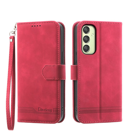 Dierfeng Dream Line TPU + PU Leather Phone Case, For Samsung Galaxy A15, For Samsung Galaxy A05, For Samsung Galaxy A05s, For Samsung Galaxy A25 5G Global