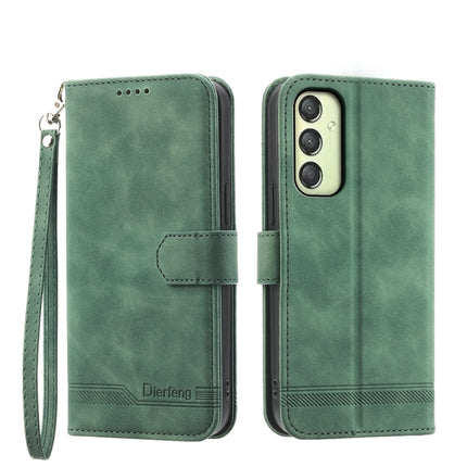 Dierfeng Dream Line TPU + PU Leather Phone Case, For Samsung Galaxy A15, For Samsung Galaxy A05, For Samsung Galaxy A05s, For Samsung Galaxy A25 5G Global