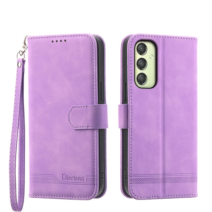 Dierfeng Dream Line TPU + PU Leather Phone Case, For Samsung Galaxy A15, For Samsung Galaxy A05, For Samsung Galaxy A05s, For Samsung Galaxy A25 5G Global