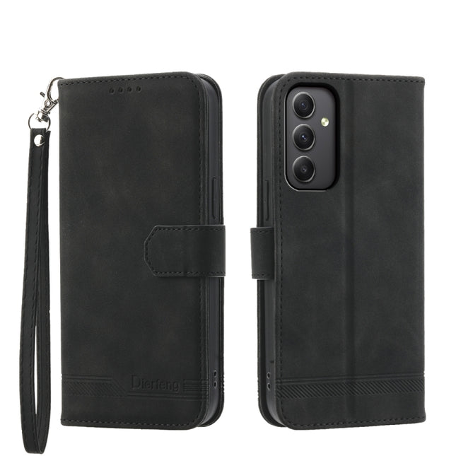 Dierfeng Dream Line TPU + PU Leather Phone Case, For Samsung Galaxy A35, For Samsung Galaxy S24 Ultra 5G, For Samsung Galaxy S24+ 5G, For Samsung Galaxy S24 5G