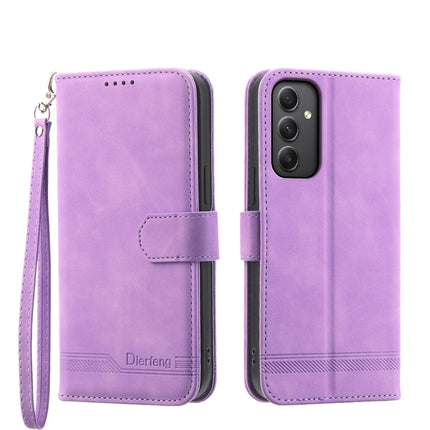 Dierfeng Dream Line TPU + PU Leather Phone Case, For Samsung Galaxy A35, For Samsung Galaxy S24 Ultra 5G, For Samsung Galaxy S24+ 5G, For Samsung Galaxy S24 5G