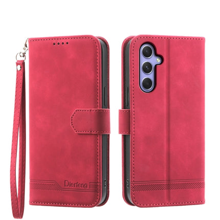 Dierfeng Dream Line TPU + PU Leather Phone Case, For Samsung Galaxy M55, For Samsung Galaxy M15 5G / F15 5G, For Samsung Galaxy Xcover 7, For Samsung Galaxy A55