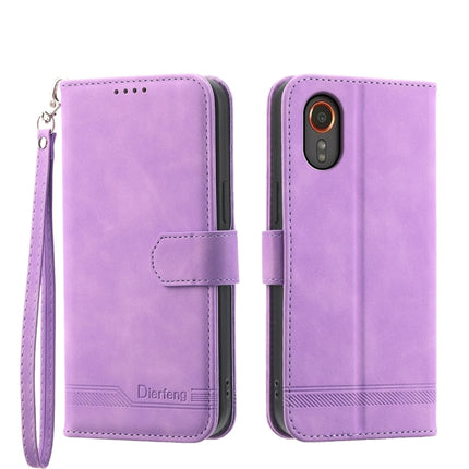 Dierfeng Dream Line TPU + PU Leather Phone Case, For Samsung Galaxy M55, For Samsung Galaxy M15 5G / F15 5G, For Samsung Galaxy Xcover 7, For Samsung Galaxy A55