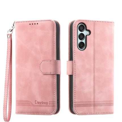 Dierfeng Dream Line TPU + PU Leather Phone Case, For Samsung Galaxy M55, For Samsung Galaxy M15 5G / F15 5G, For Samsung Galaxy Xcover 7, For Samsung Galaxy A55