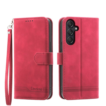 Dierfeng Dream Line TPU + PU Leather Phone Case, For Samsung Galaxy M55, For Samsung Galaxy M15 5G / F15 5G, For Samsung Galaxy Xcover 7, For Samsung Galaxy A55
