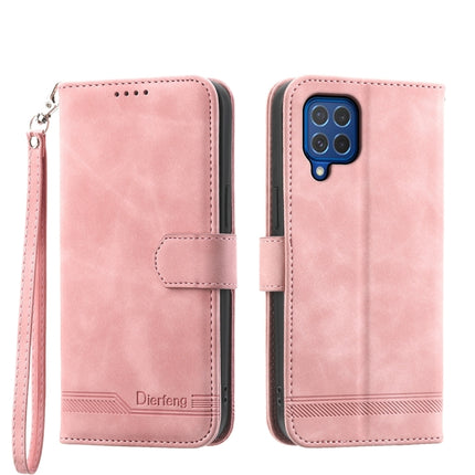 Dierfeng Dream Line TPU + PU Leather Phone Case, For Samsung Galaxy M54 5G, For Samsung Galaxy M62