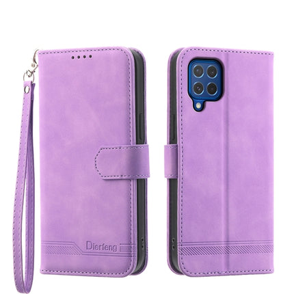 Dierfeng Dream Line TPU + PU Leather Phone Case, For Samsung Galaxy M54 5G, For Samsung Galaxy M62