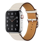 For Apple Watch Series 7 45mm / 6 & SE & 5 & 4 44mm / 3 & 2 & 1 42mm / Creamy-white