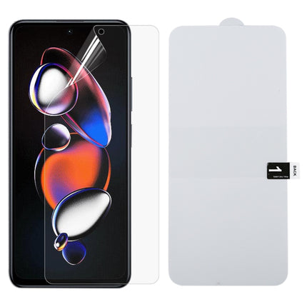 Full Screen Protector Explosion-proof Hydrogel Film, For Xiaomi 13T Pro, For Xiaomi Redmi 12 / 12R / 12 5G / Note 12R / Poco M6 Pro, For Xiaomi 13T, For Xiaomi Redmi Note 12T Pro