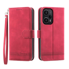 Dierfeng Dream Line TPU + PU Leather Phone Case, For Xiaomi 13T, For Xiaomi Redmi Note 12 Turbo 5G/Poco F5, For Xiaomi Redmi Note 12S 4G Global, For Xiaomi Poco X6 Pro 5G