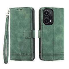 Dierfeng Dream Line TPU + PU Leather Phone Case, For Xiaomi 13T, For Xiaomi Redmi Note 12 Turbo 5G/Poco F5, For Xiaomi Redmi Note 12S 4G Global, For Xiaomi Poco X6 Pro 5G