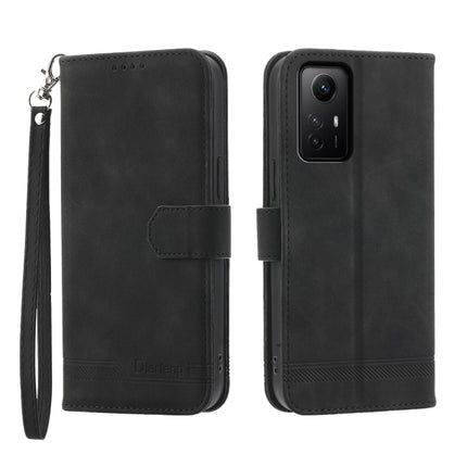 Dierfeng Dream Line TPU + PU Leather Phone Case, For Xiaomi Redmi Note 12S 4G Global, For Xiaomi Poco X6 Pro 5G