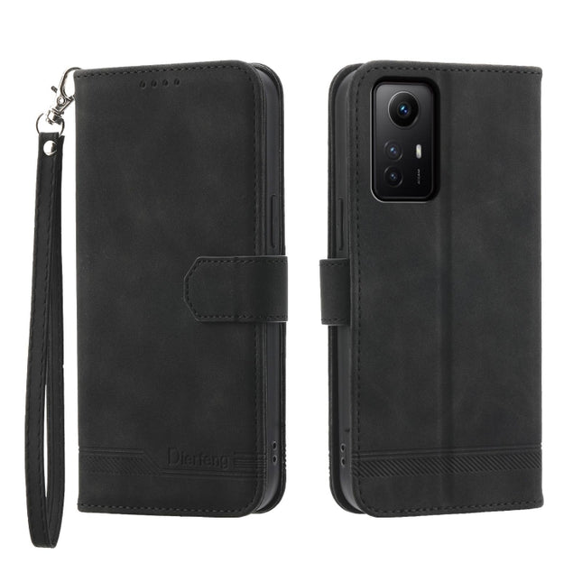 Dierfeng Dream Line TPU + PU Leather Phone Case