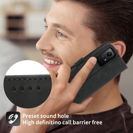 Dierfeng Dream Line TPU + PU Leather Phone Case, For Xiaomi Redmi Note 12S 4G Global, For Xiaomi Poco X6 Pro 5G