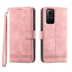 Dierfeng Dream Line TPU + PU Leather Phone Case, For Xiaomi 13T, For Xiaomi Redmi Note 12 Turbo 5G/Poco F5, For Xiaomi Redmi Note 12S 4G Global, For Xiaomi Poco X6 Pro 5G