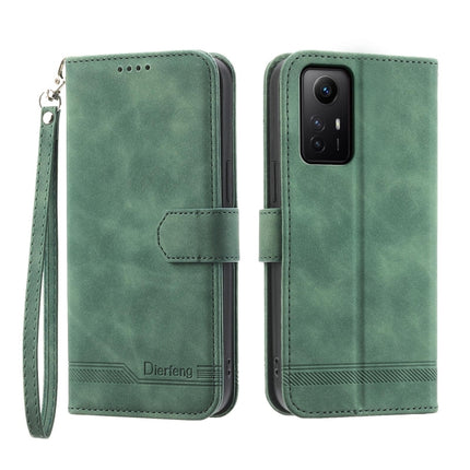 Dierfeng Dream Line TPU + PU Leather Phone Case, For Xiaomi Redmi Note 12S 4G Global, For Xiaomi Poco X6 Pro 5G
