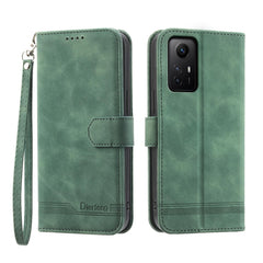 Dierfeng Dream Line TPU + PU Leather Phone Case, For Xiaomi 13T, For Xiaomi Redmi Note 12 Turbo 5G/Poco F5, For Xiaomi Redmi Note 12S 4G Global, For Xiaomi Poco X6 Pro 5G