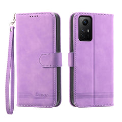 Dierfeng Dream Line TPU + PU Leather Phone Case, For Xiaomi 13T, For Xiaomi Redmi Note 12 Turbo 5G/Poco F5, For Xiaomi Redmi Note 12S 4G Global, For Xiaomi Poco X6 Pro 5G