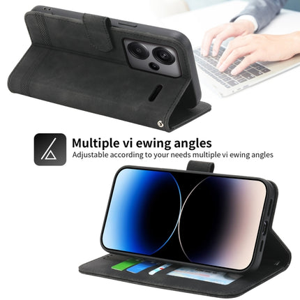 Dierfeng Dream Line TPU + PU Leather Phone Case, For Xiaomi Redmi Note 13 Pro+, For Xiaomi Redmi Note 13 Pro 5G, For Xiaomi 13T, For Xiaomi Redmi Note 12 Turbo 5G/Poco F5