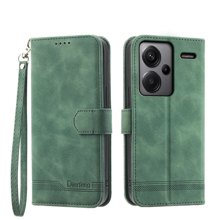Dierfeng Dream Line TPU + PU Leather Phone Case, For Xiaomi Redmi Note 13 Pro+, For Xiaomi Redmi Note 13 Pro 5G, For Xiaomi 13T, For Xiaomi Redmi Note 12 Turbo 5G/Poco F5