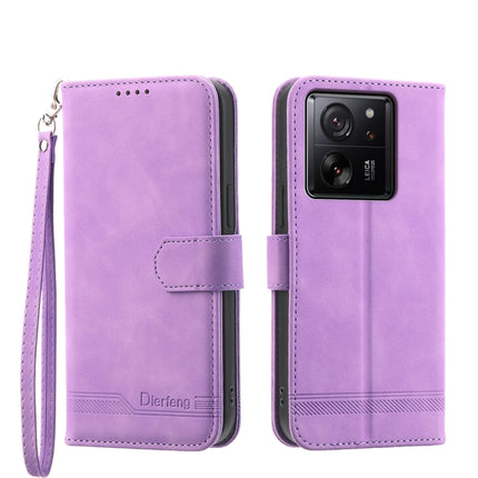 Dierfeng Dream Line TPU + PU Leather Phone Case, For Xiaomi Redmi Note 13 Pro+, For Xiaomi Redmi Note 13 Pro 5G, For Xiaomi 13T, For Xiaomi Redmi Note 12 Turbo 5G/Poco F5