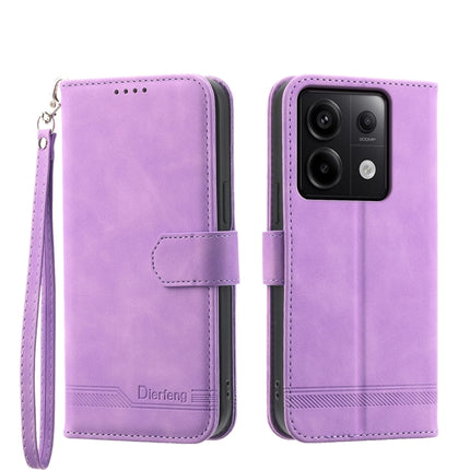 Dierfeng Dream Line TPU + PU Leather Phone Case, For Xiaomi Redmi Note 13 Pro+, For Xiaomi Redmi Note 13 Pro 5G, For Xiaomi 13T, For Xiaomi Redmi Note 12 Turbo 5G/Poco F5