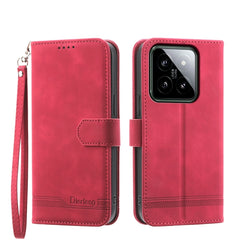 Dierfeng Dream Line TPU + PU Leather Phone Case, For Xiaomi 14, For Xiaomi Redmi Note 13 5G, For Xiaomi Redmi 13C, For Xiaomi Redmi Note 13 Pro+, For Xiaomi Redmi Note 13 Pro 5G