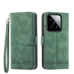 Dierfeng Dream Line TPU + PU Leather Phone Case, For Xiaomi 14, For Xiaomi Redmi Note 13 5G, For Xiaomi Redmi 13C, For Xiaomi Redmi Note 13 Pro+, For Xiaomi Redmi Note 13 Pro 5G