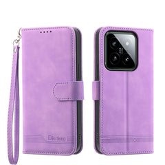 Dierfeng Dream Line TPU + PU Leather Phone Case, For Xiaomi 14, For Xiaomi Redmi Note 13 5G, For Xiaomi Redmi 13C, For Xiaomi Redmi Note 13 Pro+, For Xiaomi Redmi Note 13 Pro 5G