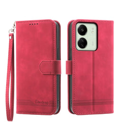 Dierfeng Dream Line TPU + PU Leather Phone Case, For Xiaomi 14, For Xiaomi Redmi Note 13 5G, For Xiaomi Redmi 13C, For Xiaomi Redmi Note 13 Pro+, For Xiaomi Redmi Note 13 Pro 5G