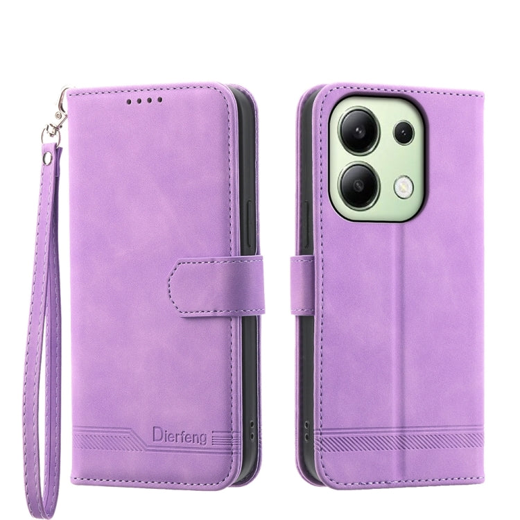 Dierfeng Dream Line TPU + PU Leather Phone Case