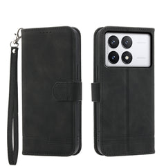 Dierfeng Dream Line TPU + PU Leather Phone Case, For Xiaomi 13T, For Xiaomi Redmi Note 12 Turbo 5G/Poco F5, For Xiaomi Redmi Note 12S 4G Global, For Xiaomi Poco X6 Pro 5G