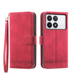 Dierfeng Dream Line TPU + PU Leather Phone Case, For Xiaomi 13T, For Xiaomi Redmi Note 12 Turbo 5G/Poco F5, For Xiaomi Redmi Note 12S 4G Global, For Xiaomi Poco X6 Pro 5G