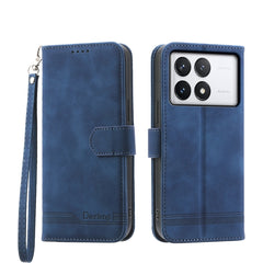 Dierfeng Dream Line TPU + PU Leather Phone Case, For Xiaomi 13T, For Xiaomi Redmi Note 12 Turbo 5G/Poco F5, For Xiaomi Redmi Note 12S 4G Global, For Xiaomi Poco X6 Pro 5G