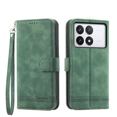 Dierfeng Dream Line TPU + PU Leather Phone Case, For Xiaomi 13T, For Xiaomi Redmi Note 12 Turbo 5G/Poco F5, For Xiaomi Redmi Note 12S 4G Global, For Xiaomi Poco X6 Pro 5G