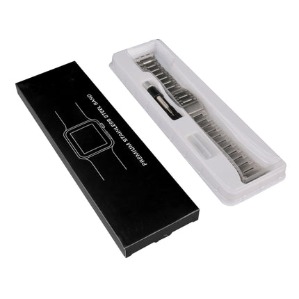 Double Rows Metal Watch Band, For Apple Watch 6 40mm, For Apple Watch 6 44mm, For Apple Watch 5 44mm, For Apple Watch 5 40mm, For Apple Watch 4 44mm, For Apple Watch 4 40mm, For Apple Watch 3 38mm, For Apple Watch 3 42mm