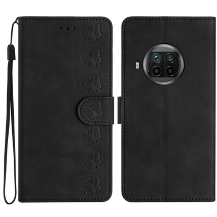 Seven Butterflies Embossed Leather Phone Case, For Xiaomi Redmi Note 9 5G / Note 9T, For Xiaomi Mi 10T Lite, For Xiaomi Mi 10T / 10T Pro, For Xiaomi Redmi 9A