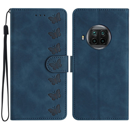Seven Butterflies Embossed Leather Phone Case, For Xiaomi Redmi Note 9 5G / Note 9T, For Xiaomi Mi 10T Lite, For Xiaomi Mi 10T / 10T Pro, For Xiaomi Redmi 9A