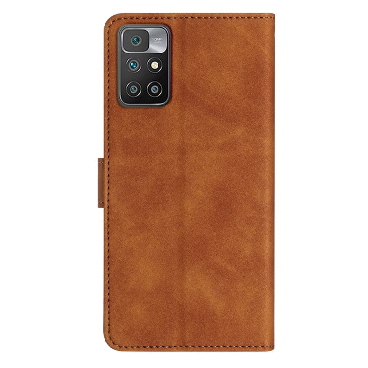 Seven Butterflies Embossed Leather Phone Case, For Xiaomi Redmi 10, For Xiaomi Redmi 10 2022, For Xiaomi Redmi 10A, For Xiaomi Redmi 10C